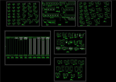 欧式构件cad图库CAD图纸