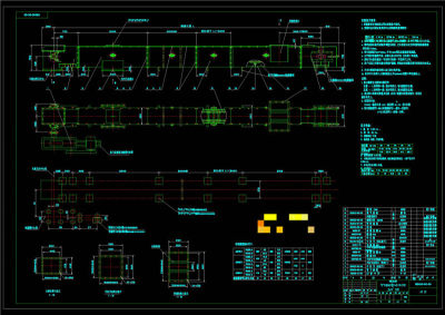 刮板输送机总图CAD机械图纸