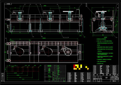 浮选机总图CAD机械图纸