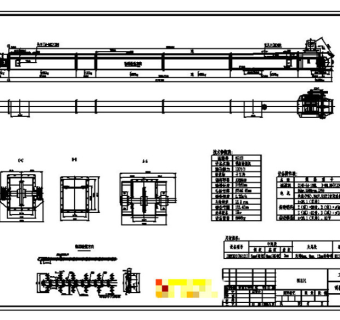 刮板输送机CAD机械图纸