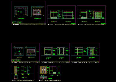 衣柜cad图纸