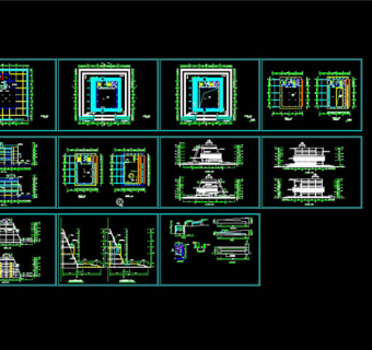 博物馆施工图CAD图纸