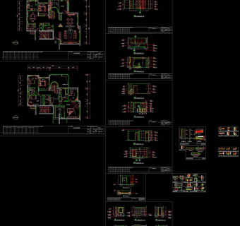 住宅施工cad图纸