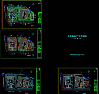 萧山广场cad图纸