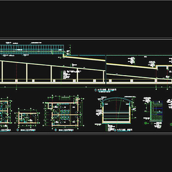 某汽车坡道详图CAD图纸