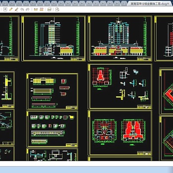 某高层商务公寓楼全套CAD施工图