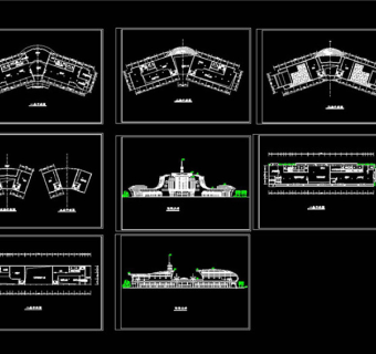 某综合客运站设计方案CAD图纸