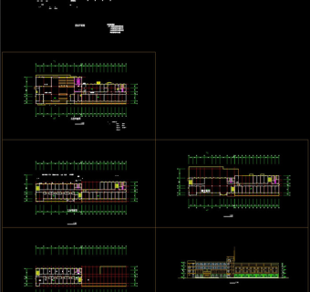 汽车站施工CAD图纸