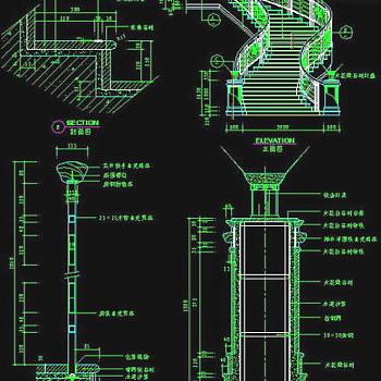 楼梯CAD图纸