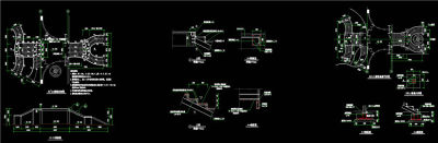 钢梯CAD景观图纸