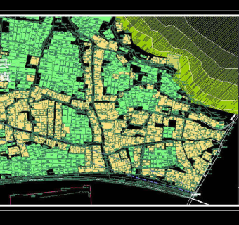 村庄现状cad图纸