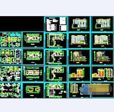 住宅楼建筑全套cad设计施工图