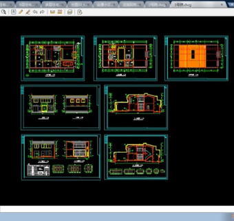 北京经典四合院全套建筑CAD设计施工