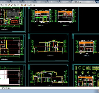北京经典四合院全套建筑CAD设计施工