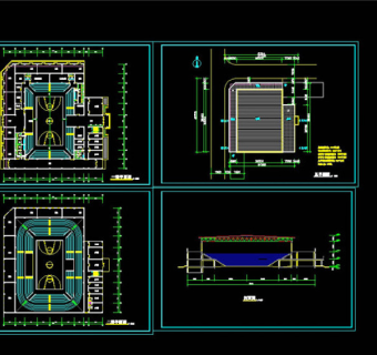 体育馆方案CAD图纸