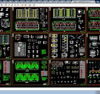 多层住宅建筑结构全套CAD施工设计图