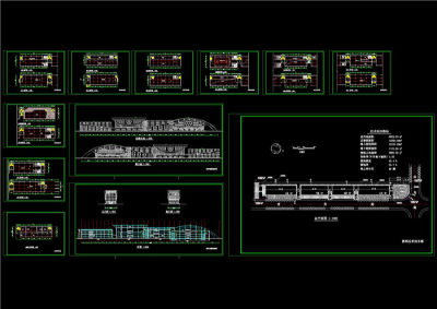 体育馆建筑图CAD图纸