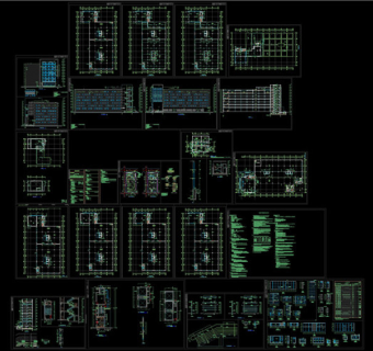 物流中心建筑图CAD图纸