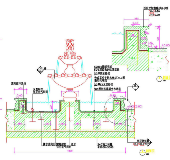 跌水cad细部详图