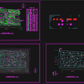 岩石园绿化CAD景观图纸