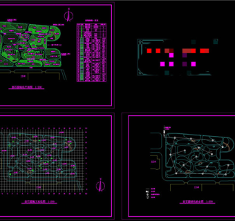 岩石园绿化CAD景观图纸