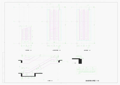 自动扶梯CAD素材