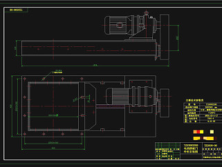 电动闸板阀CAD景观图纸