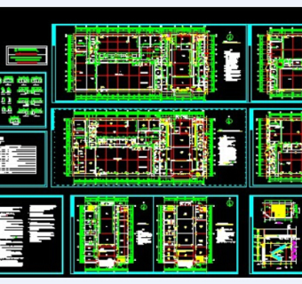 某药厂车间建筑施工图CAD设计图下载
