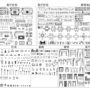 CAD室内设计图库图片