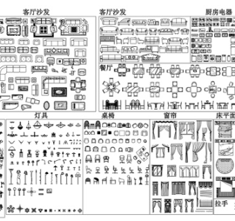 CAD室内设计图库图片