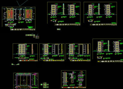 门设计cad图纸