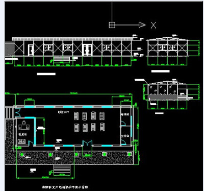 监狱活动板房结构CAD施工图下载3D模型