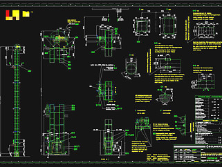 提升机设计素材CAD机械图纸