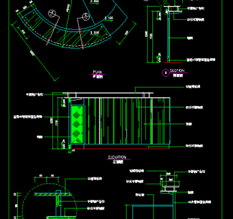 接待台CAD模板免费下载