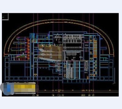 免费影剧院cad剖面施工工程设计图纸