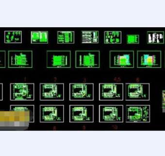 某高校大学高层教学综合楼cad全套施工图