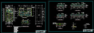公厕cad图素材