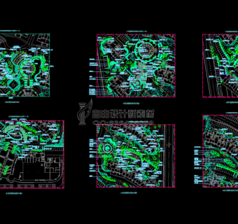 景观绿地规划cad图纸