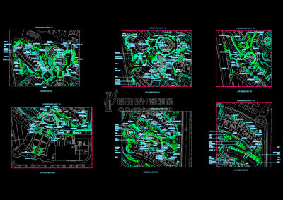 景观绿地规划cad图纸