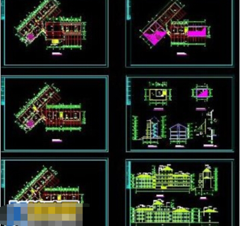 某小学cad设计方案施工图