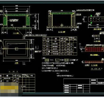 电缆中间头井整套cad施工设计图纸3D模型