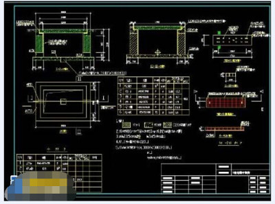 电缆中间头井整套cad施工设计图纸3D模型