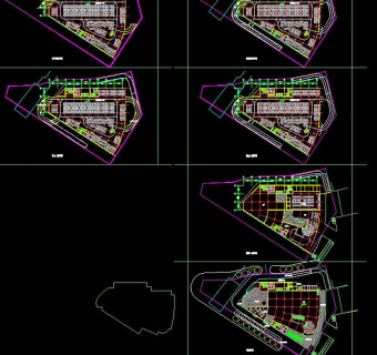 商业及办公cad图纸