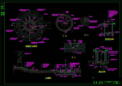 露天剧场广场cad图纸