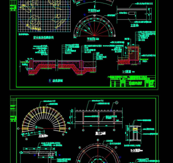 景观施工图cad图纸