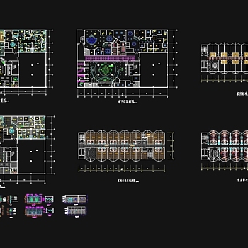 某宾馆设计装修图CAD图纸