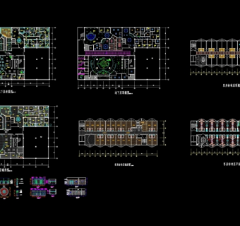 某宾馆设计装修图CAD图纸