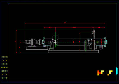 螺旋秤CAD机械图纸