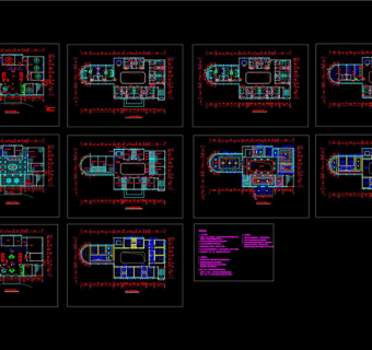 某宾馆装修平面图CAD图纸