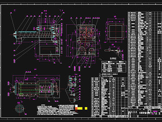 输送机设计CAD机械图纸